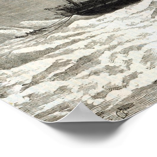 De Noordpool-expeditie Poster (Hoek)