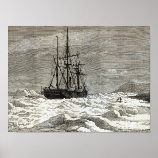 De Noordpool-expeditie Poster (Voorkant)