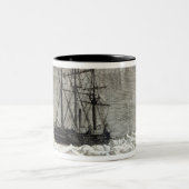 De Noordpool-expeditie Tweekleurige Koffiemok (Center)