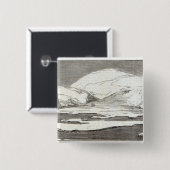 De Noordpool-expeditie Vierkante Button 5,1 Cm (Voorkant /achterkant)