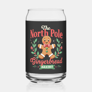 De Noordpool Gingerbread Bakery Kerstmis Blikvorm Glas