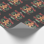 De Noordpool Gingerbread Bakery Kerstmis Cadeaupapier (Hoek)