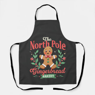De Noordpool Gingerbread Bakery Kerstmis Schort