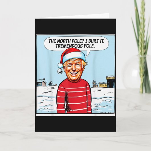 De Noordpool_ Ik bouw het Tremendous Pole Funny T Kaart (Voorkant)