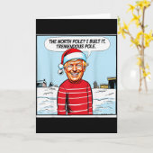 De Noordpool_ Ik bouw het Tremendous Pole Funny T Kaart (Gele Bloem)