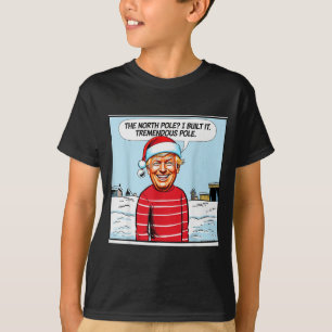 De Noordpool_ Ik bouw het Tremendous Pole Grappig T-shirt