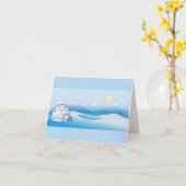 De noordpool Kaart van de Nota van de Iglo Blauwe (Gele Bloem)