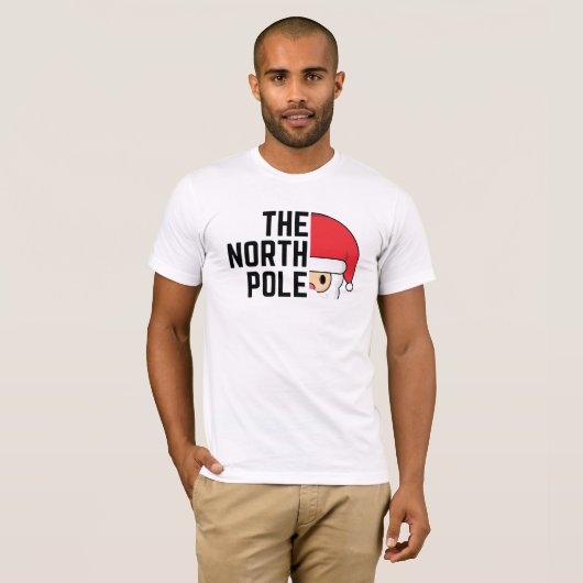 De Noordpool Kerstmis T-shirt (Voorkant volledig)