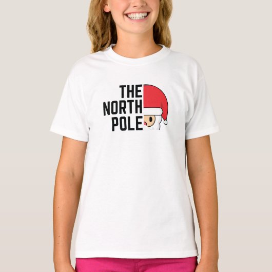 De Noordpool Kerstmis T-shirt (Voorkant)