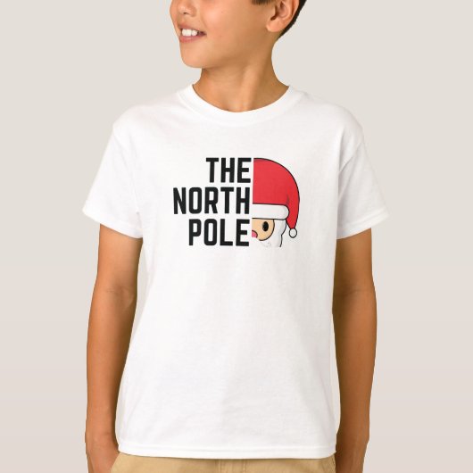 De Noordpool Kerstmis T-shirt (Voorkant)