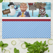 De Noordpool protesteert Trump Kitchen Theedoek (Gevouwen)