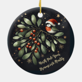 De Noordpool zet je dromen om in werkelijkheid Keramisch Ornament