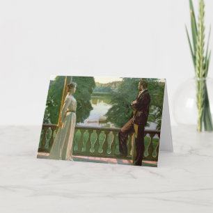 De noordse Avond van de Zomer, 1899-1900 Kaart