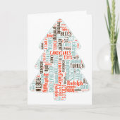 De noordse geïnspireerde moderne kaart van de (Voorkant)