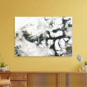 De Noordwestelijke Doorvaart 2 Canvas Afdruk (Insitu (Woonkamer))