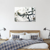 De Noordwestelijke Doorvaart 2 Canvas Afdruk (Insitu (Slaapkamer))