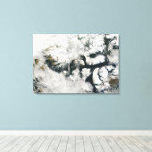 De Noordwestelijke Doorvaart 2 Canvas Afdruk (Insitu (Houten vloer))