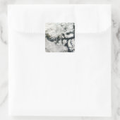 De Noordwestelijke Doorvaart 2 Vierkante Sticker (Tas)