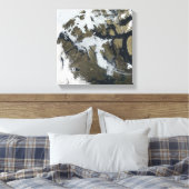 De noordwestpassage canvas afdruk (Insitu (Slaapkamer))