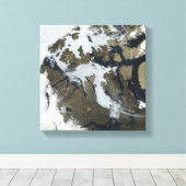 De noordwestpassage canvas afdruk (Insitu (Houten vloer))