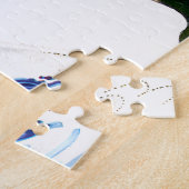 De noordwindpuzzel legpuzzel (Zijkant)