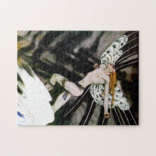 De noordwindpuzzel legpuzzel (Horizontaal)