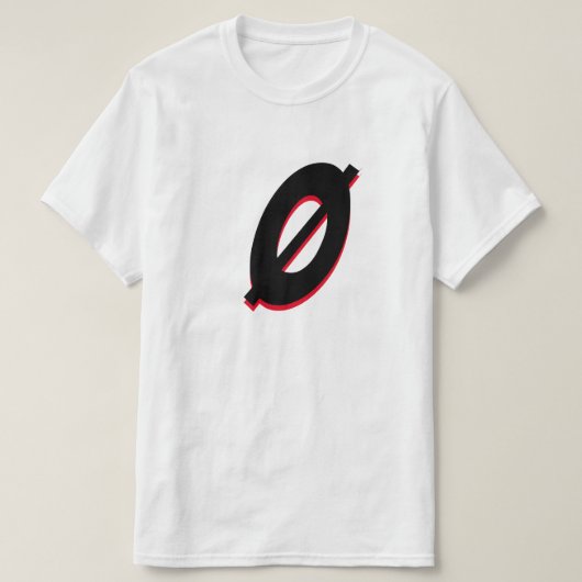De Noorse brief Ø T-shirt (Design voorkant)