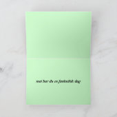 De Noorse Gelukkige Kaart van de Verjaardag (Binnen)