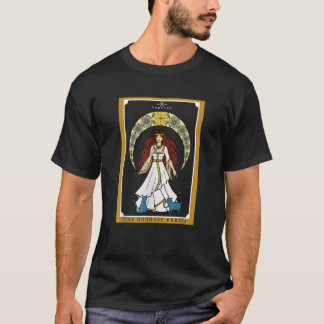 De Noorse Godin Freyja Tarotkaart Pagan Kat Wicc T-shirt