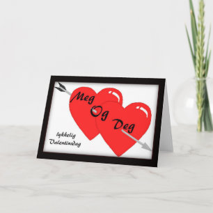 De Noorse Kaart van de Valentijnsdag