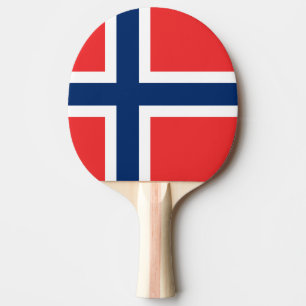 De Noorse peddel van de vlagpingpong voor pingpong Tafeltennisbatje