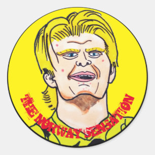 De Noorwegen-zitting Ronde Sticker