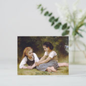 De noot Gatherers door William-Adolphe Bouguereau Briefkaart (Staand voorkant)