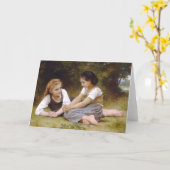 De noot Gatherers, William-Adolphe Bouguereau Kaart (Gele Bloem)