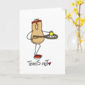 De Noot van het tennis Kaart (Gele Bloem)