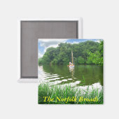 De Norfolk Broads Magneet (Voorkant / Achterkant)