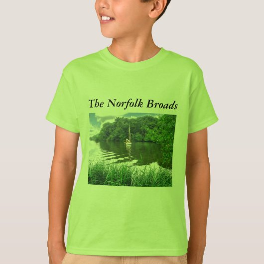 De Norfolk Broads T-shirt (Voorkant)