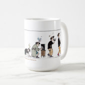 De norm - Evolutie van koffie Koffiemok (Voorkant rechts)