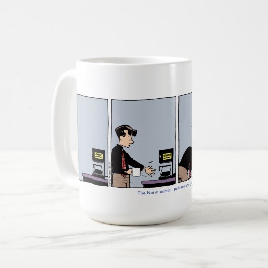 De norm - Koffie Koffiemok (Voorkant links)