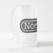 De Norm Logo Beer Mok (Voorkant links)