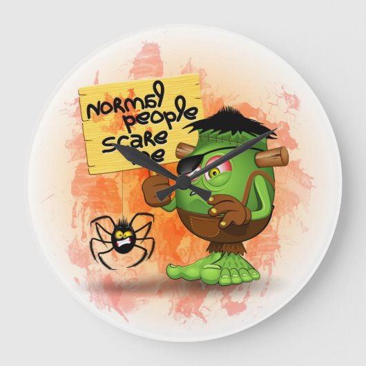 De "normale Mensen doen schrikken me" Grote Klok (Voorkant)