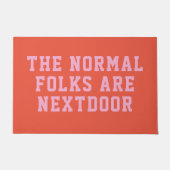 De normale mensen zijn de buren deurmat (Voorkant)