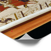 De Normandische cavalerie valt de Engelsen aan Poster (Hoek)