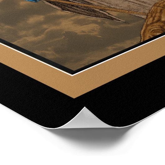 De Norse god Odin Poster (Hoek)