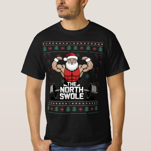 De North Swole Xmas Jumper T-shirt (Voorkant)