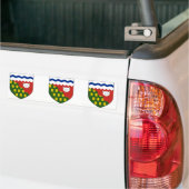 de Northwest Territories, Canada Bumpersticker (Op Truck)