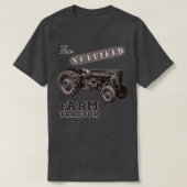 De Nostalgische boer van de Traceur van het Boerde T-shirt (Design voorkant)