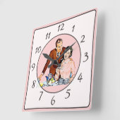 De nostalgische Vintage Retro Klok van de Keuken (Hoek)