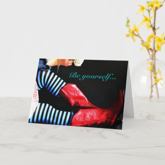 De nota Card~ is zelf… Kaart (Gele Bloem)