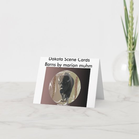 De nota-Kaarten van schuren Kaart (Achterkant)